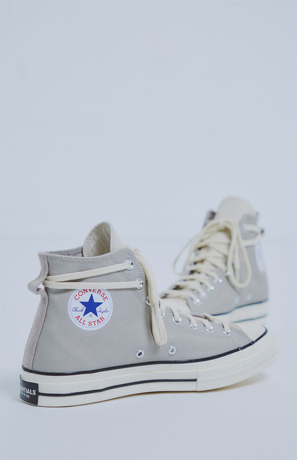 x Essentials Fear Of God Gray Chuck 70 High-Top Shoes