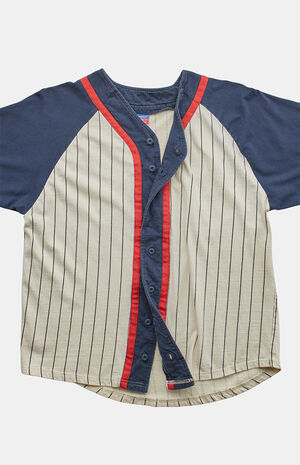 2000s Baseball Jersey V-Neck Top image number 3