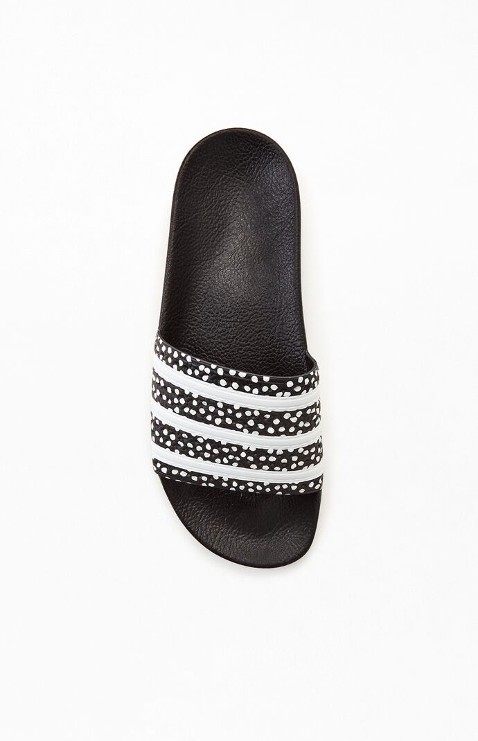 Women's Black Adilette Slide Sandals