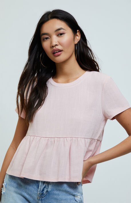Linen Babydoll Shirt