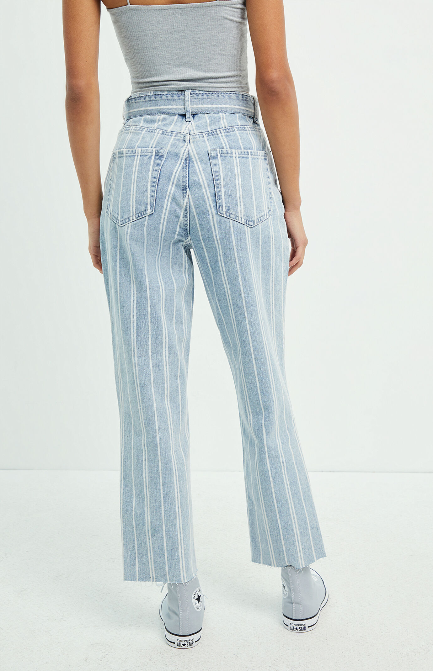 Striped outlet jeans pacsun