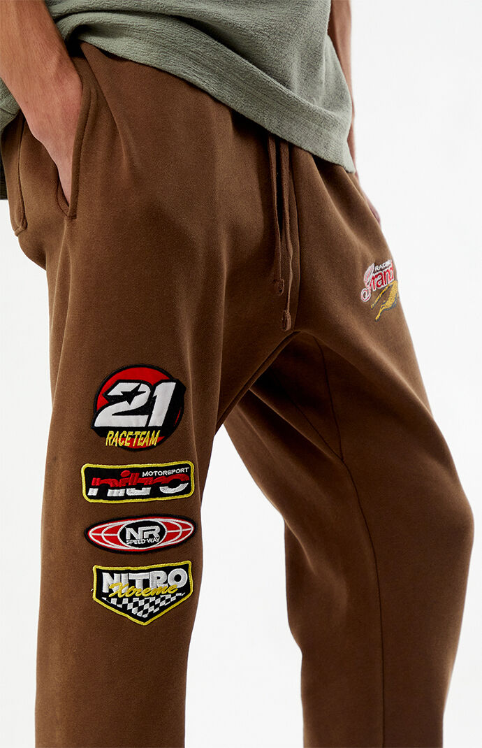 Pacsun Grand Prix Fleece Straight Leg Sweatpants