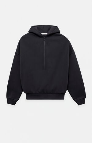 Black Property Lounge Half Zip Hoodie image number 1