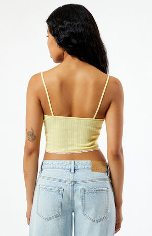 Magdalena Lace Pointelle Tank Top image number 3