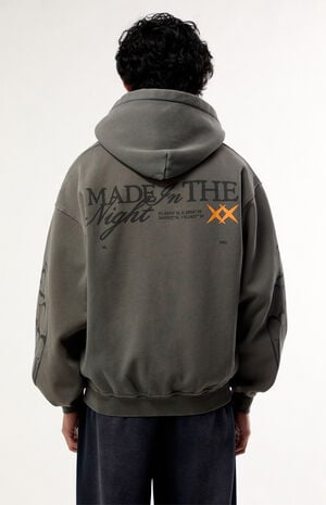 x Pacsun Night Star Zip Up Hoodie image number 4