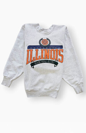 Upcycled Illinois Crew Neck Sweatshirt image number 1