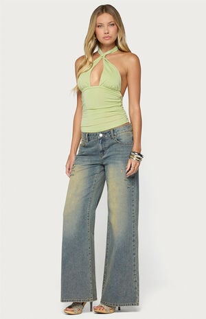 Surrey Knotted Halter Top image number 4