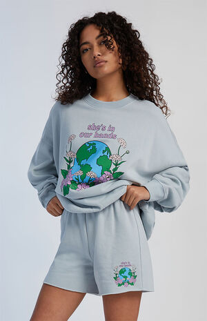 Eco Earth Girl Power Sweat Shorts image number 1