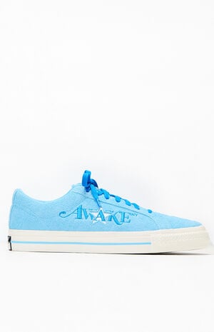x Blue Converse One Star Pro OX Shoes image number 1