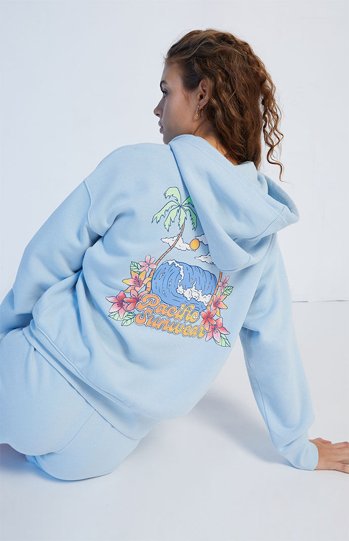 PacSun Catch Your Wave Full Zip Hoodie PacSun