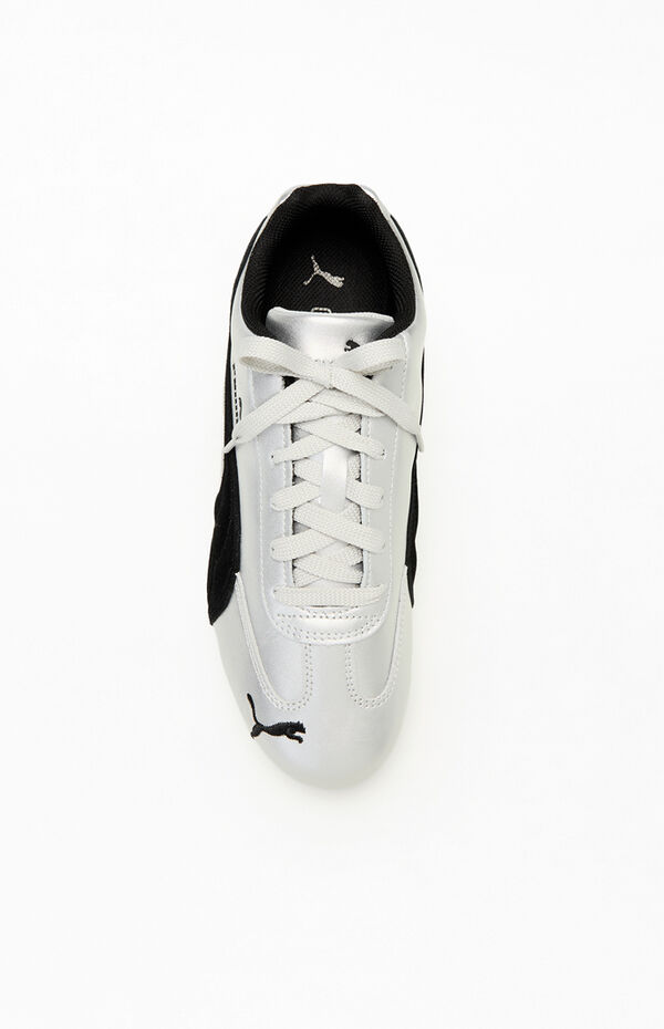 Puma Women's Silver Metallic Speedcat Sneakers