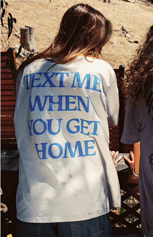 LONELY GHOST Bone Text Me When You Get Home T-Shirt
