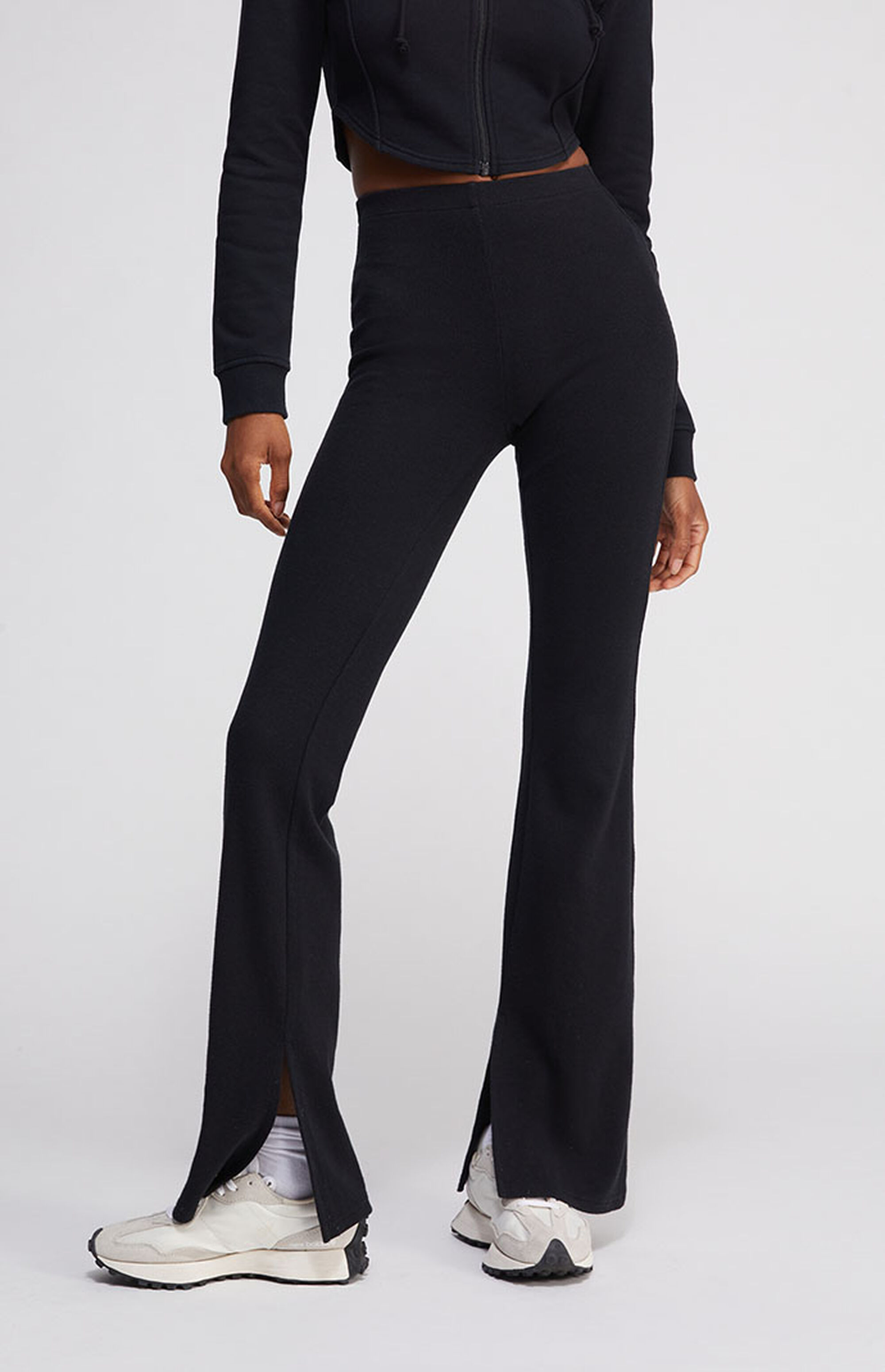 PacSun Girlfriend Split Flare Pants PacSun