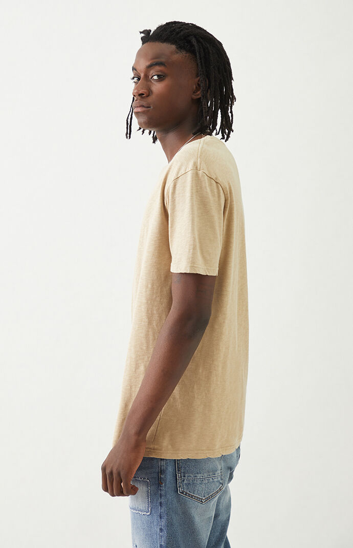 Tan Slub T-Shirt