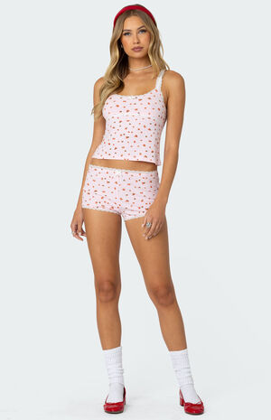 Strawberry Girl Printed Tank Top image number 5