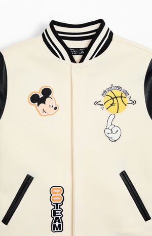 Kids Mickey Let's Play Varsity Jacket image number 3
