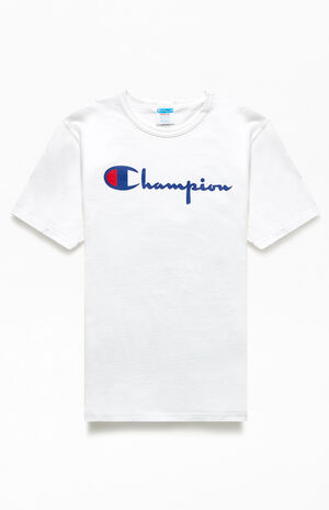 Watt mastermind kul Champion Heritage Script T-Shirt | PacSun