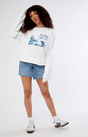 Bar Harbor Maine Crew Neck Sweatshirt image number 4