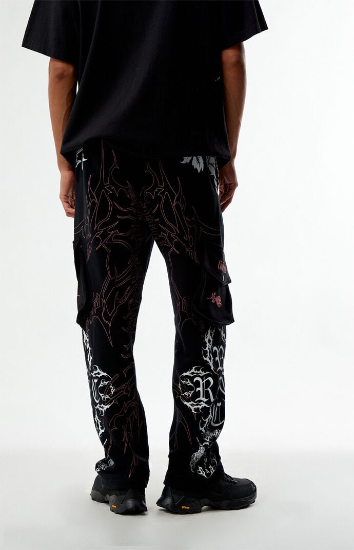 Civil Rising From Bloom Cargo Straight Leg Sweatpants