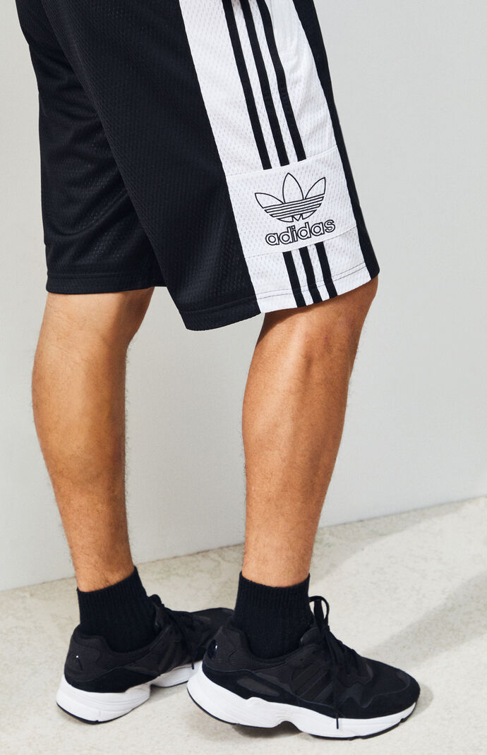 Black Mesh OTLN Active Shorts