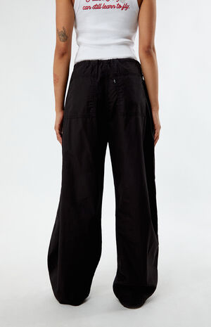 Black Parachute Pants image number 4