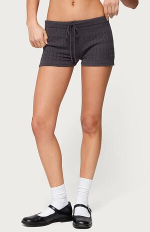 Nella Cable Knit Shorts image number 1