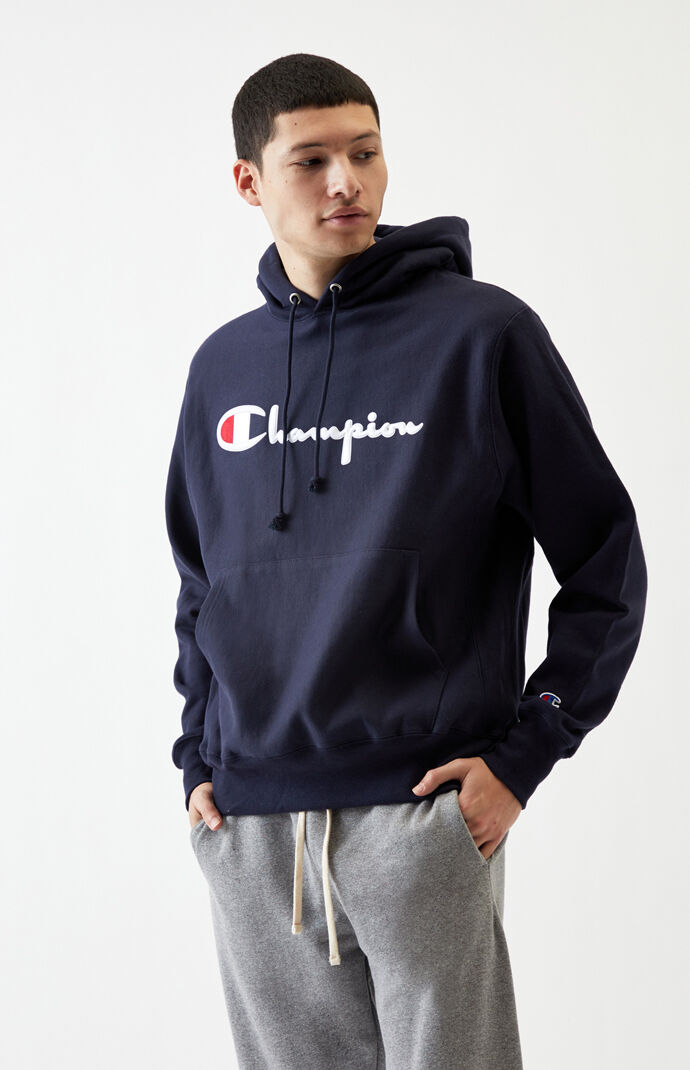 Champion Embroidered Script Hoodie PacSun