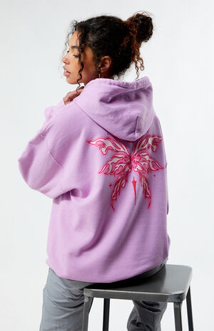Cyber Butterfly Hoodie image number 2