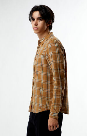Charter Linen Blend Plaid Shirt image number 3