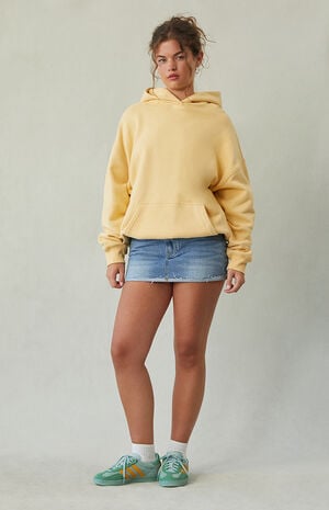 Pacsun Lara Light Indigo Low Rise Denim Mini Skirt | PacSun