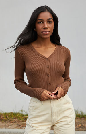 Brown Shannon Cardigan image number 1