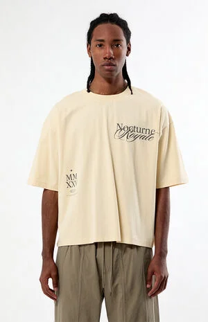 Nocturne Royal Cropped T-Shirt image number 1