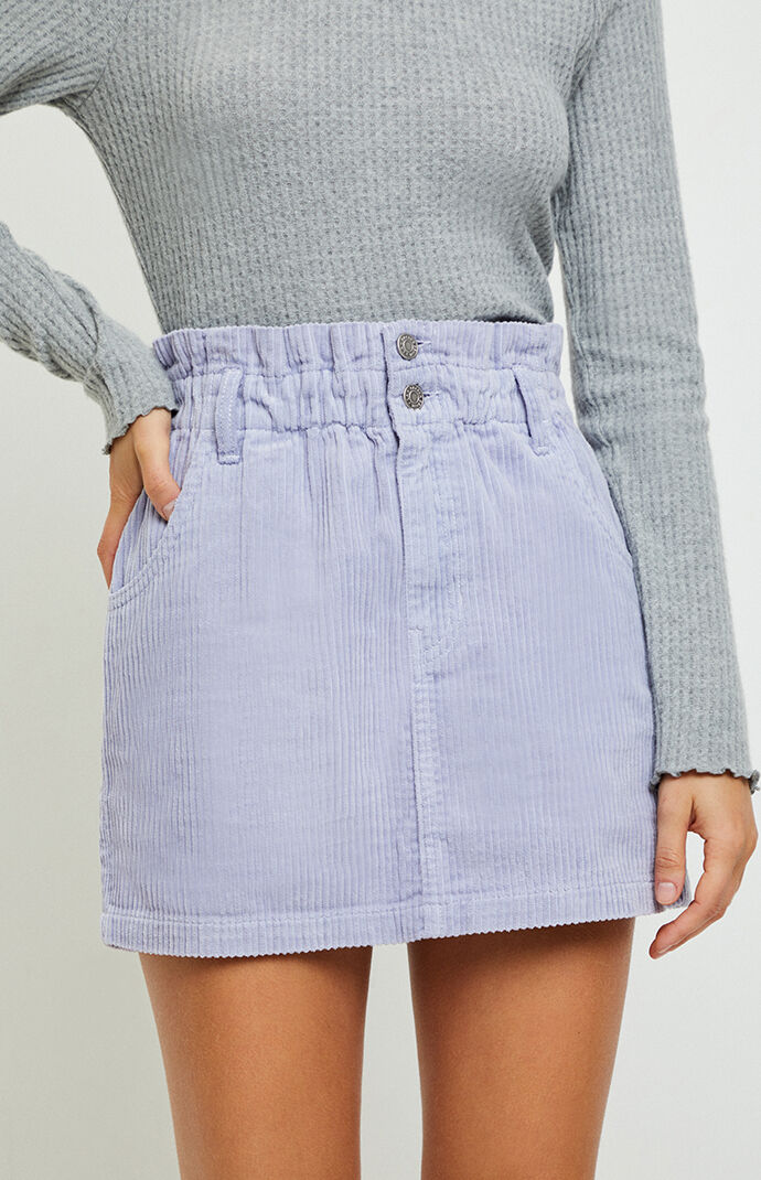 Corduroy paperbag skirt clearance