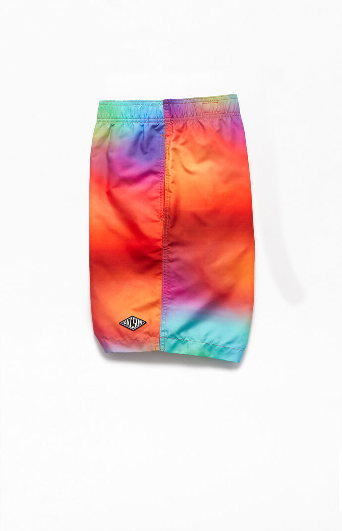 Buckle Tie-Dyed 19" Swim Trunks