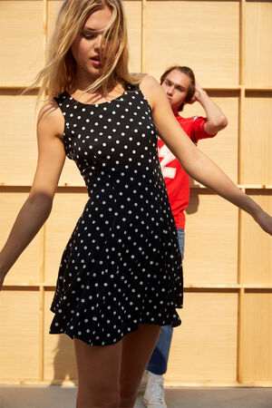 '90s Polka Dot Dress image number 1