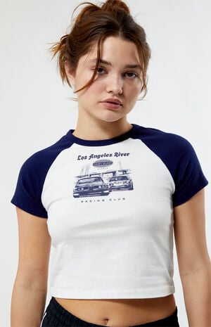 LA River Racing Club Raglan T-Shirt image number 1