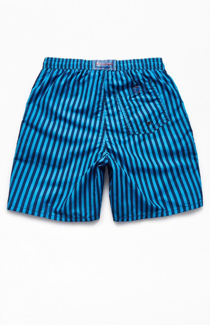 Cabana Striped 19" Swim Trunks