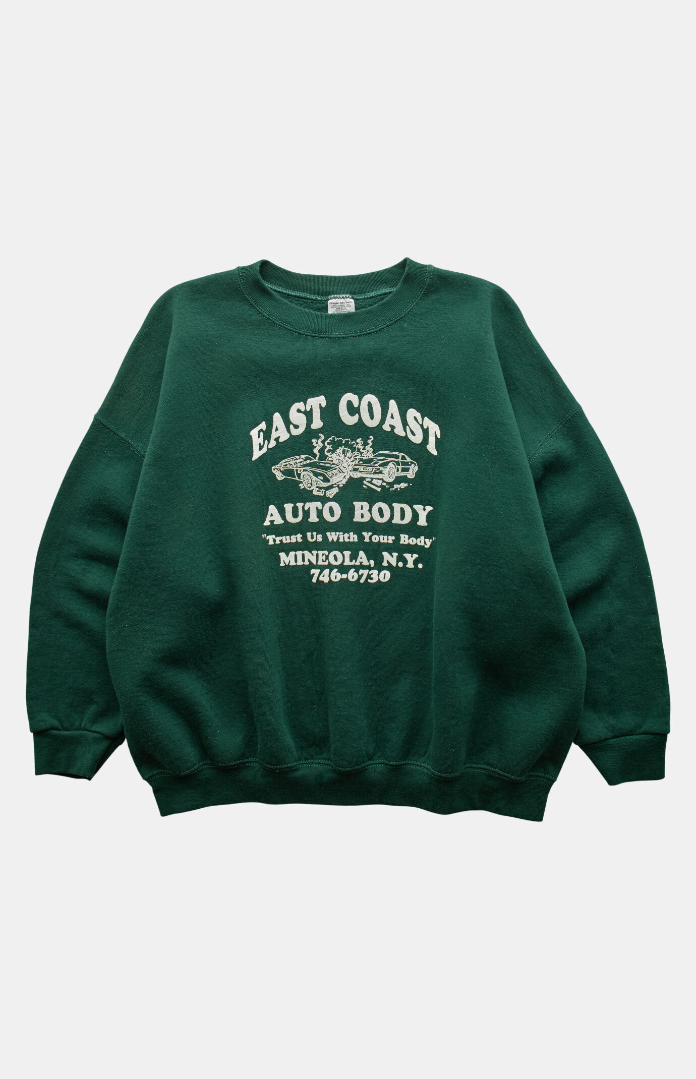 PS VINTAGE 90s East Coast Auto Body Crew Neck Sweatshirt