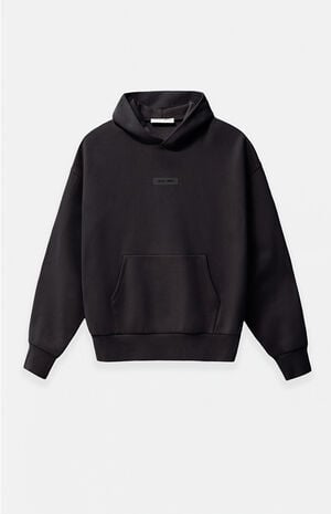 Jet Black Classic Fleece Hoodie
