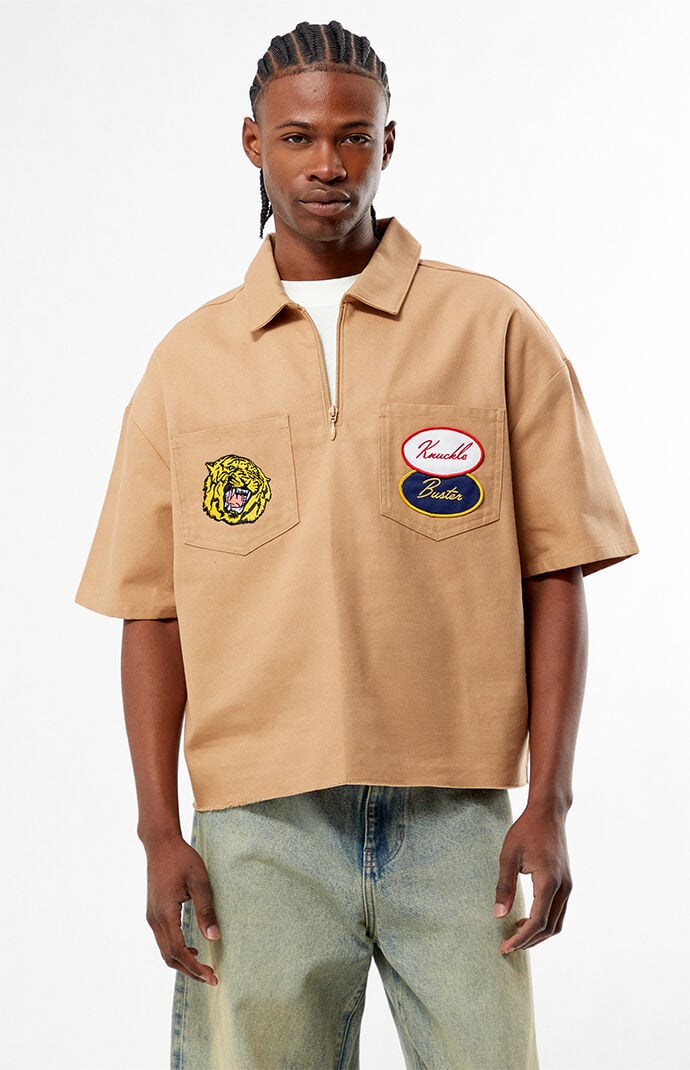 Pacsun Monte Carlo Quarter Zip Shirt