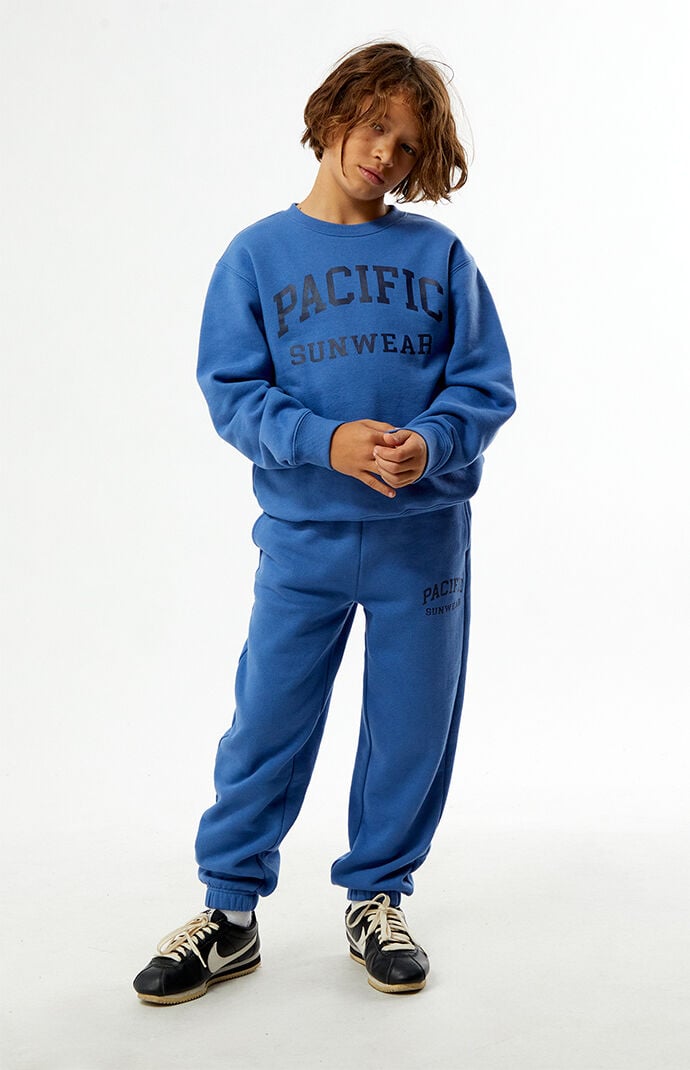Pacsun Kids Blue Crew Neck Sweatshirt