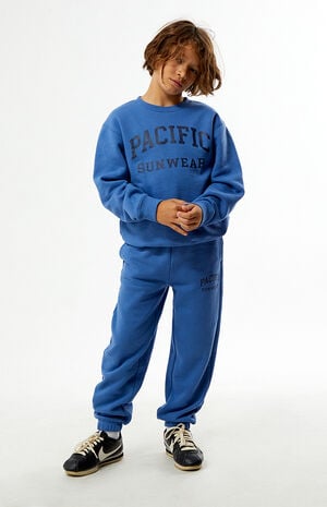 Blue Crew Neck Sweatshirt image number 5