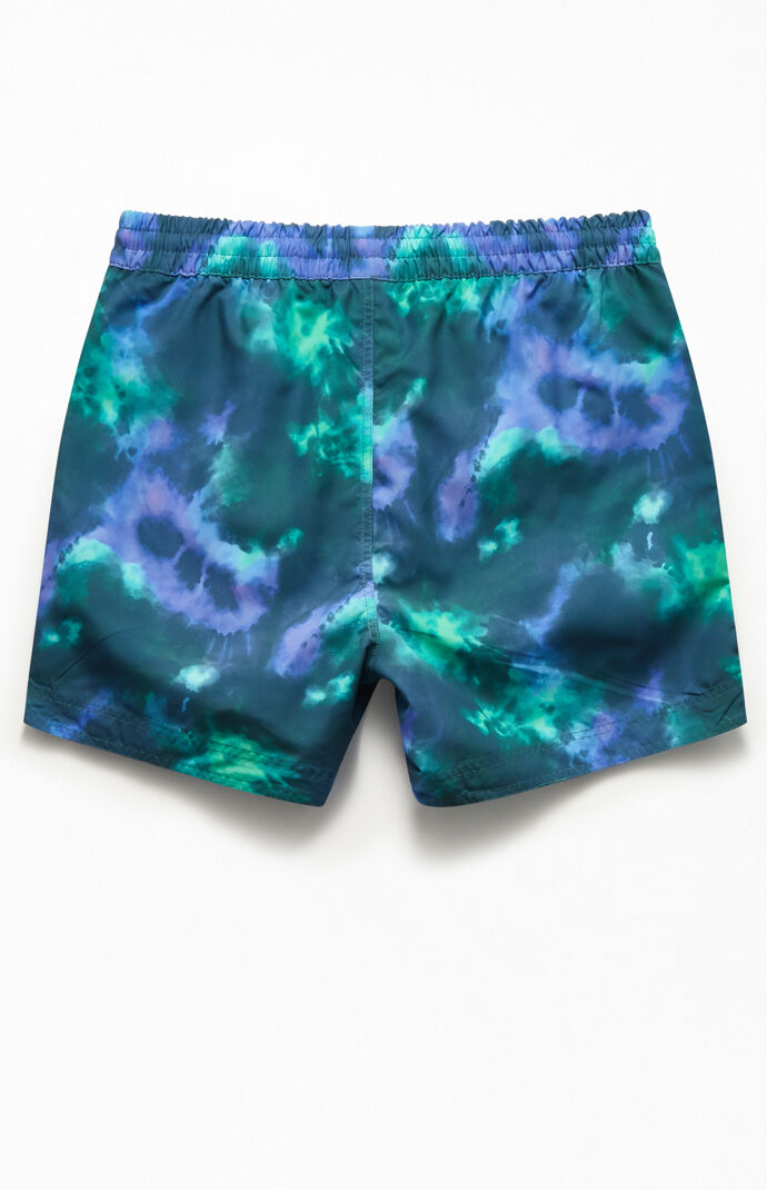 Tie-Dyed 15" Swim Trunks