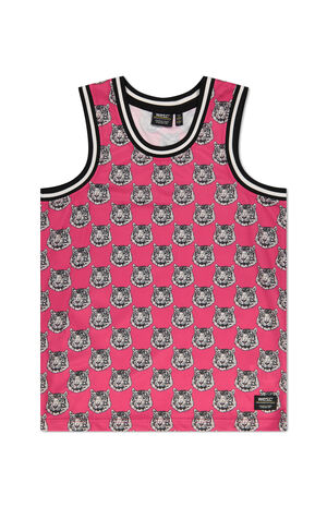 Basketball Tiger Face AOP Tank Top image number 1