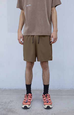 Brown Flight Active Shorts image number 2