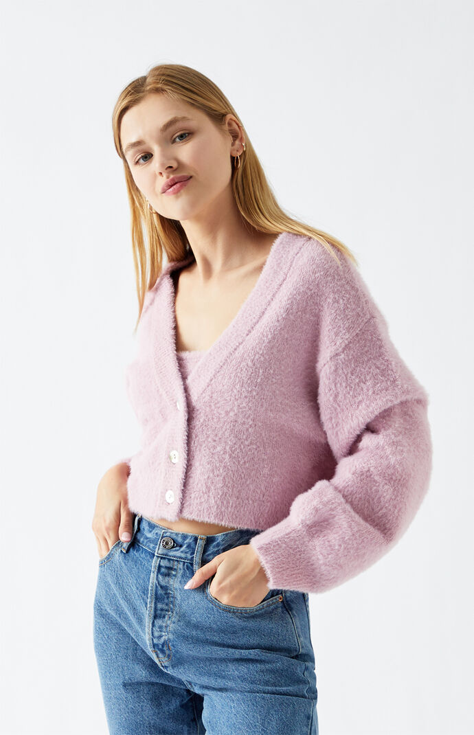 Fuzzy Cardigan
