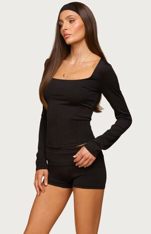 Hayden Square Neck Long Sleeve Top image number 2