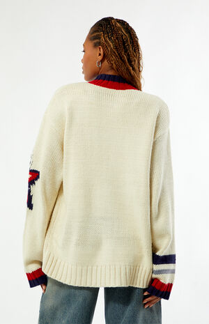 Beau Zip Up Oversized Cardigan image number 3