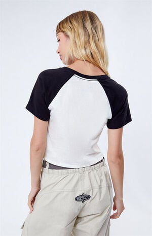 75 Motorcycle Wings Raglan T-Shirt image number 3