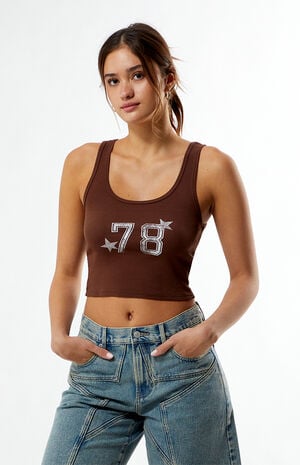 78 Star Cropped Tank Top